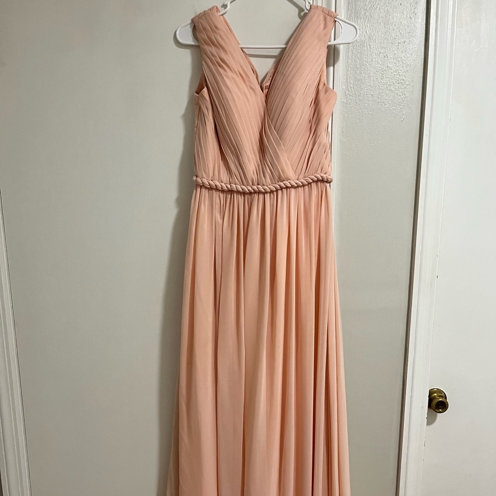 KF bridal, bridesmaid dress, worn once, blush pink. Size 10